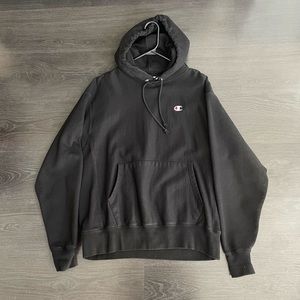 Champion Reverse Weave Hoodie - Black